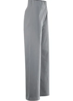 Clearance KLAUS MODELLE MADE IN GERMANY Soft-Stretch-Hose in modischer Weite MITTELGRAU