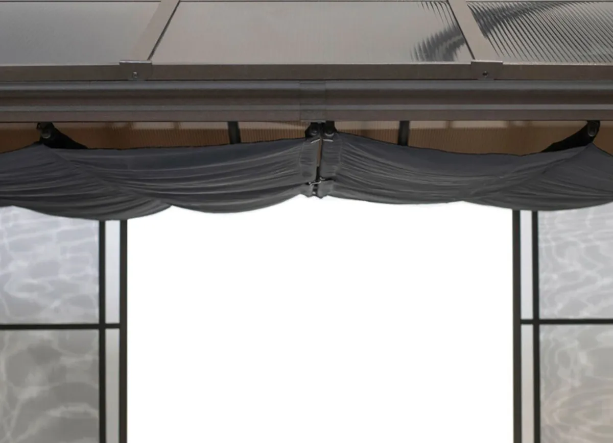 Clearance BADER SOJAG Aluminium Pavillon Castel in edlem ton BRONZE