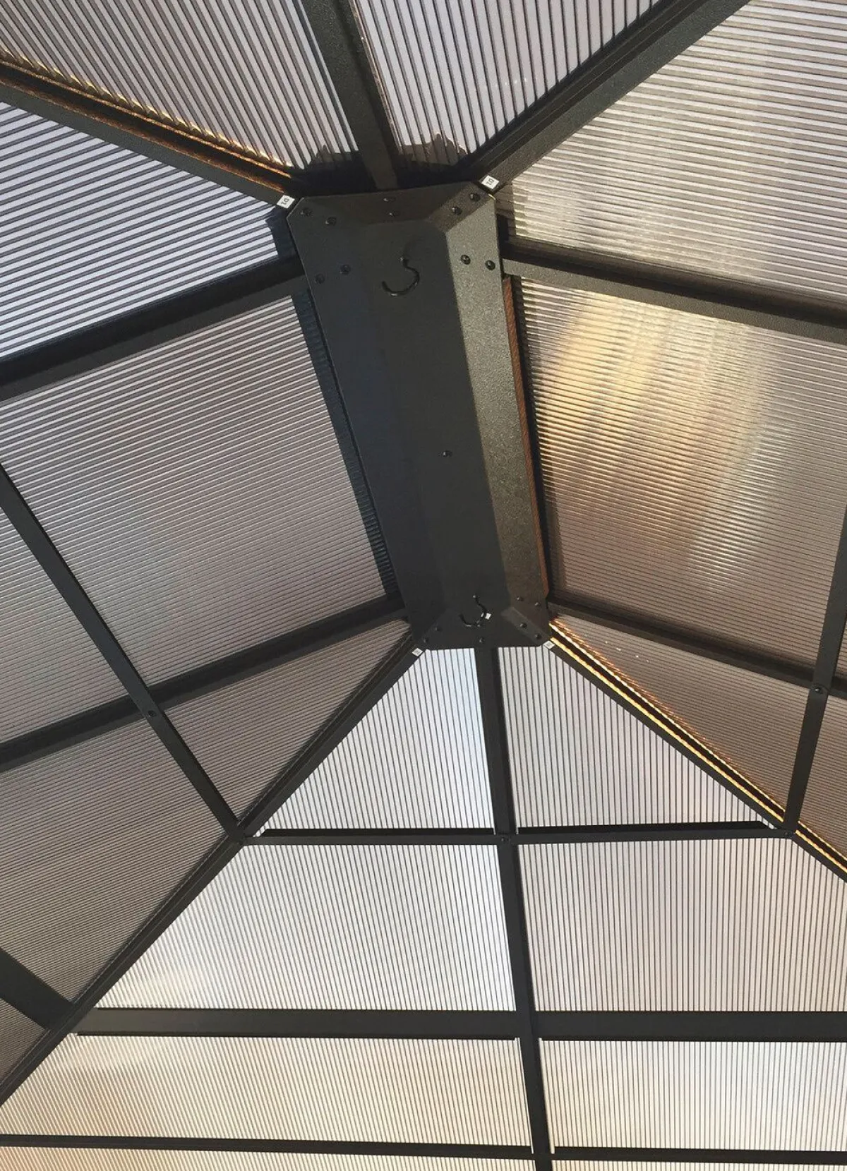 Clearance BADER SOJAG Aluminium Pavillon Castel in edlem ton BRONZE