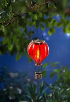 Discount BADER Solar-Heißluftballon mit Flackereffekt ROT