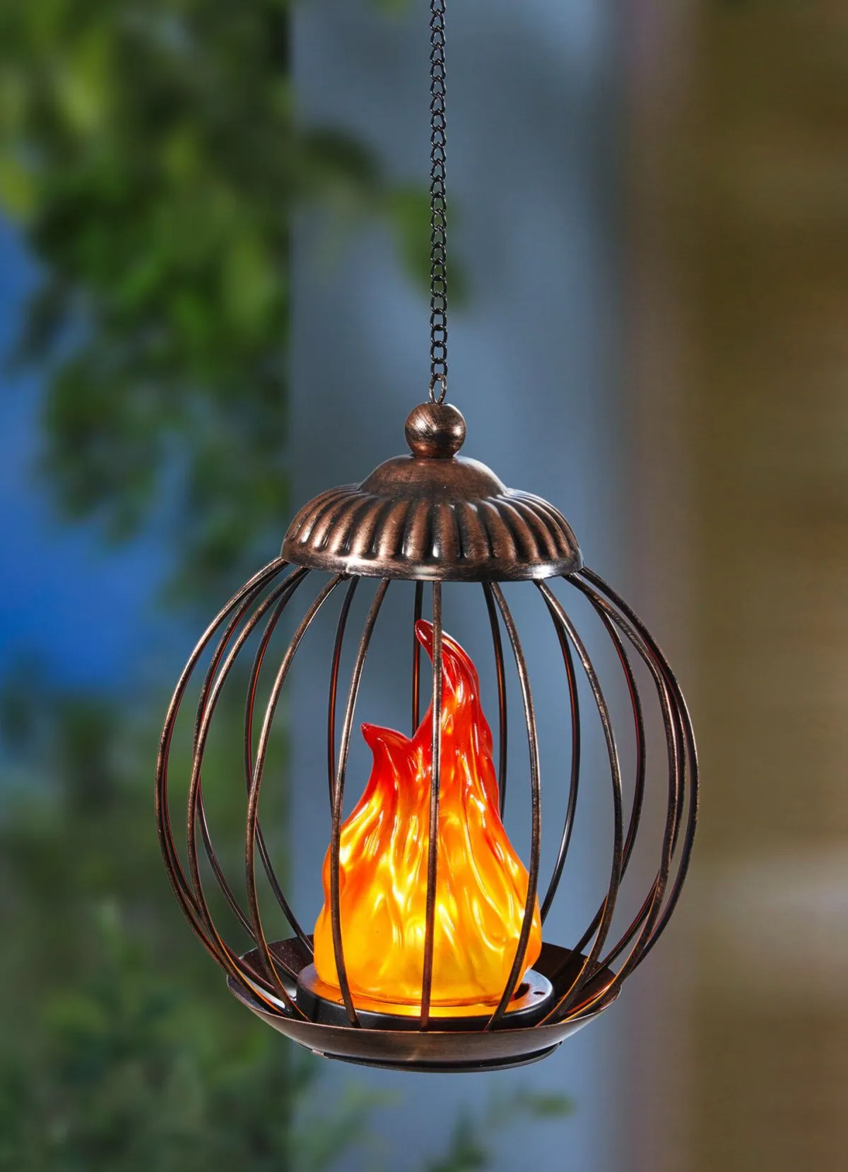 Online BADER Solar-Laterne „Flammen“ bronze