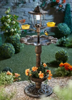 Outlet BADER Solar-Vogelbad GOLD-SCHWARZ