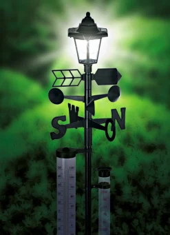 Best BADER Solar-Wetterstation XXL SCHWARZ