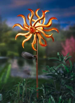 Clearance BADER Solar-Windrad Sonne gold