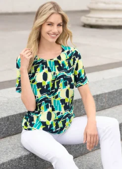 Outlet BADER Sommerliche Tunika MARINE-LIMONE-KIWI-BUNT