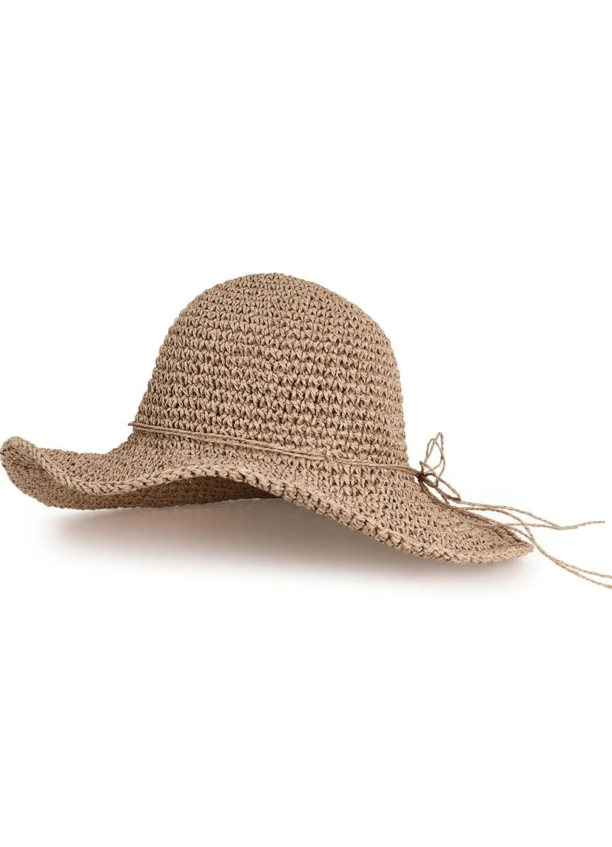 Clearance BADER Sommerlicher Damen-Hut aus Papierstroh mit Zierkordel CAMEL