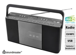 Sale SOUNDMASTER CD-Kofferradio RCD1870SW SCHWARZ