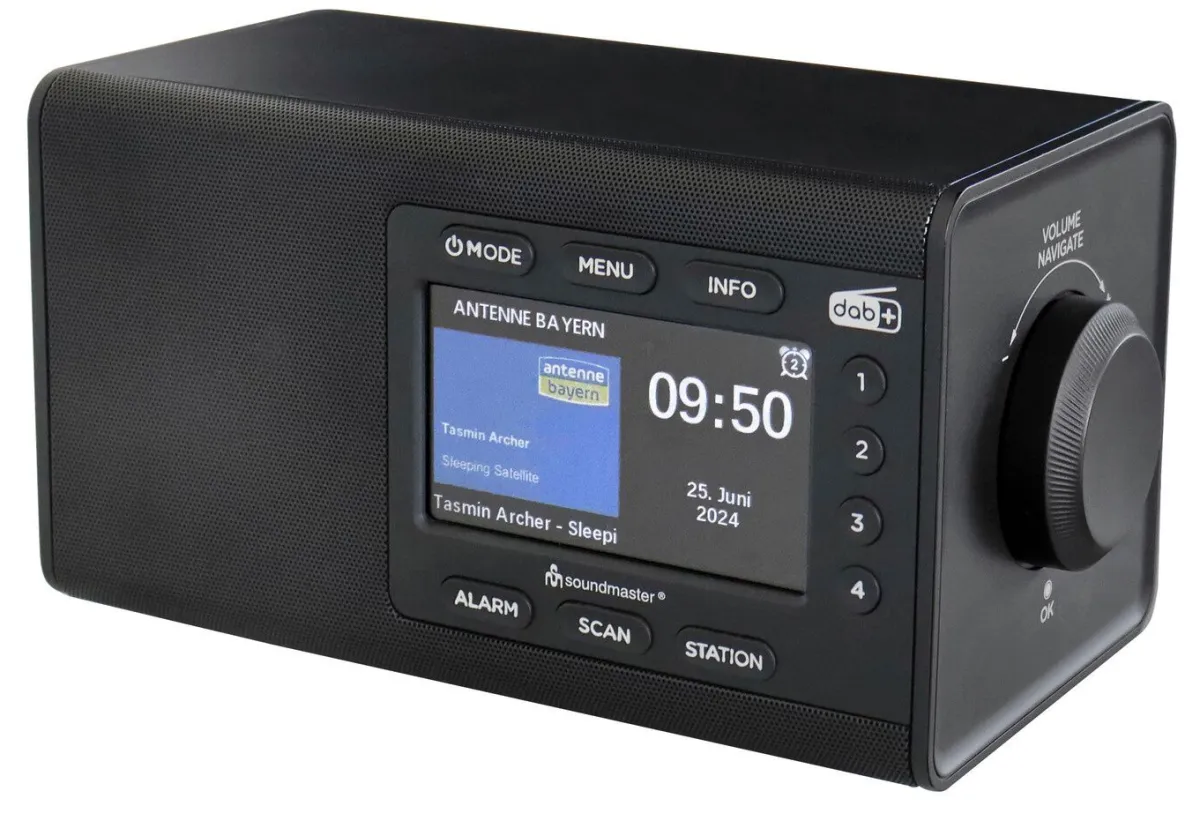 Outlet BADER "soundmaster" Digitalradio mit DAB+ SCHWARZ