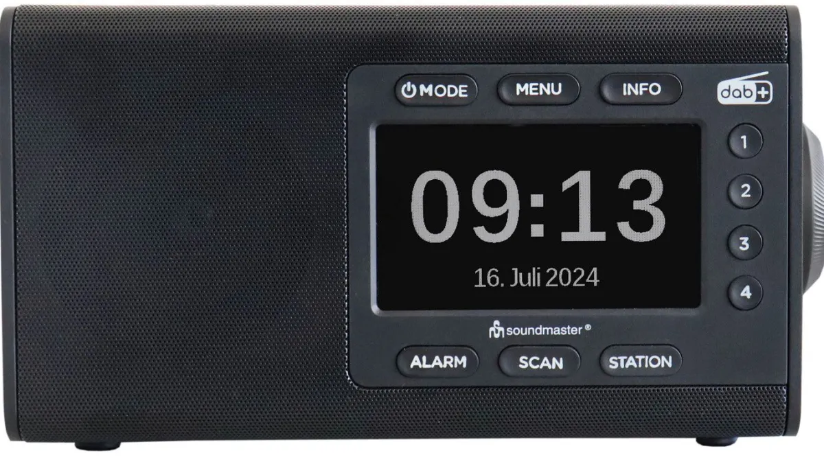 Outlet BADER "soundmaster" Digitalradio mit DAB+ SCHWARZ