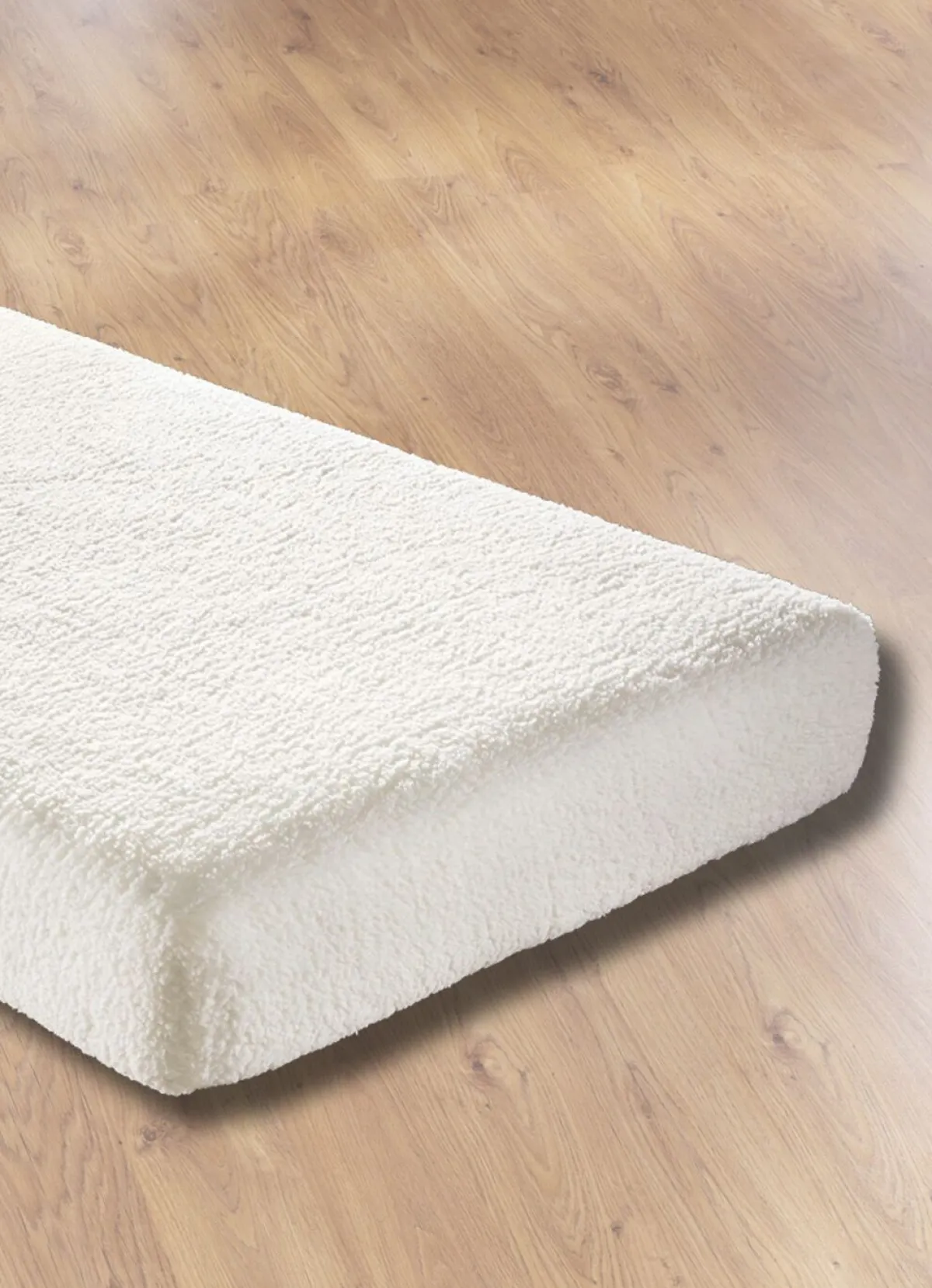 Best BADER Spannbetttuch mit Sherpa-Teddy-Plüsch für kuschelig warme Nächte WOLLWEISS