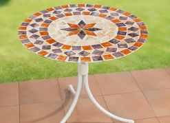 Best BADER Spann-Tischdecke mit mediterranem Dessin MULTICOLOR