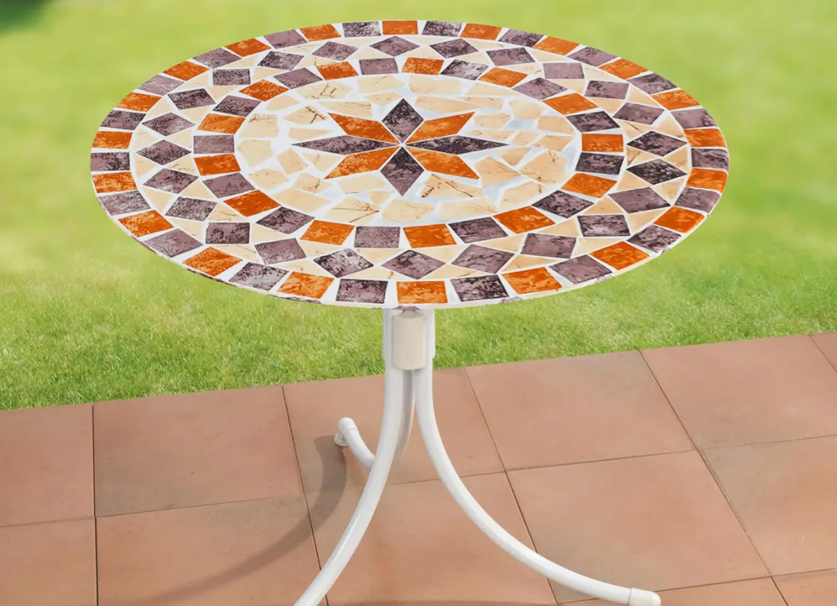 Best BADER Spann-Tischdecke mit mediterranem Dessin MULTICOLOR