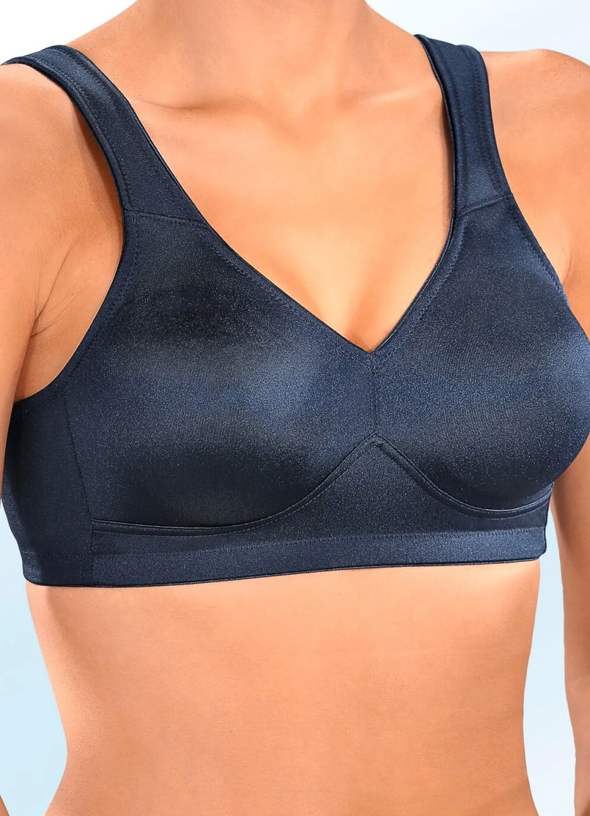Hot BADER Speidel Zweierpack BH mit doppelt vorgeformten Cups 1X MARINE, 1X WEISS