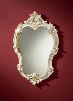 Clearance BADER Spiegel im Barock-Stil CREME-GOLD