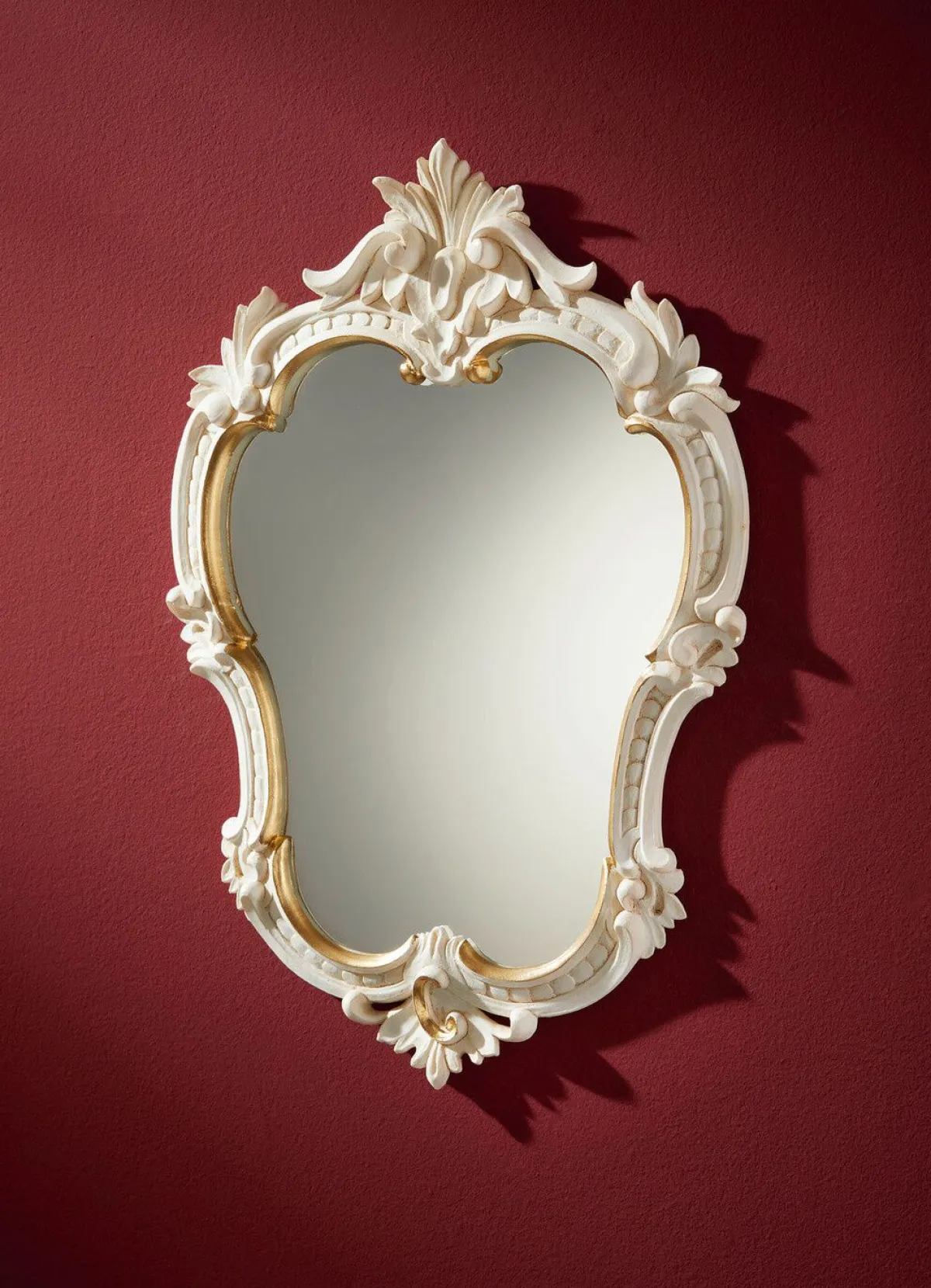 Clearance BADER Spiegel im Barock-Stil CREME-GOLD