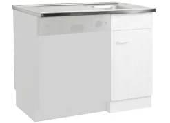 Best BADER Spülenschrank mit melaminharzbeschichteter Oberfläche WEISS