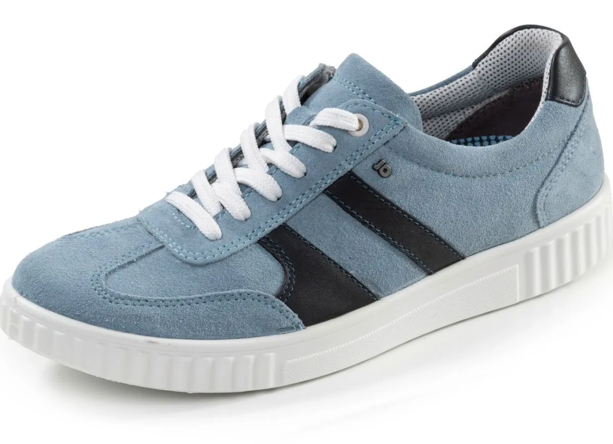 Online BADER Sportliche Damen-Schnürschuhe, Weite H, mit herausnehmbarem Fußbett BLAU