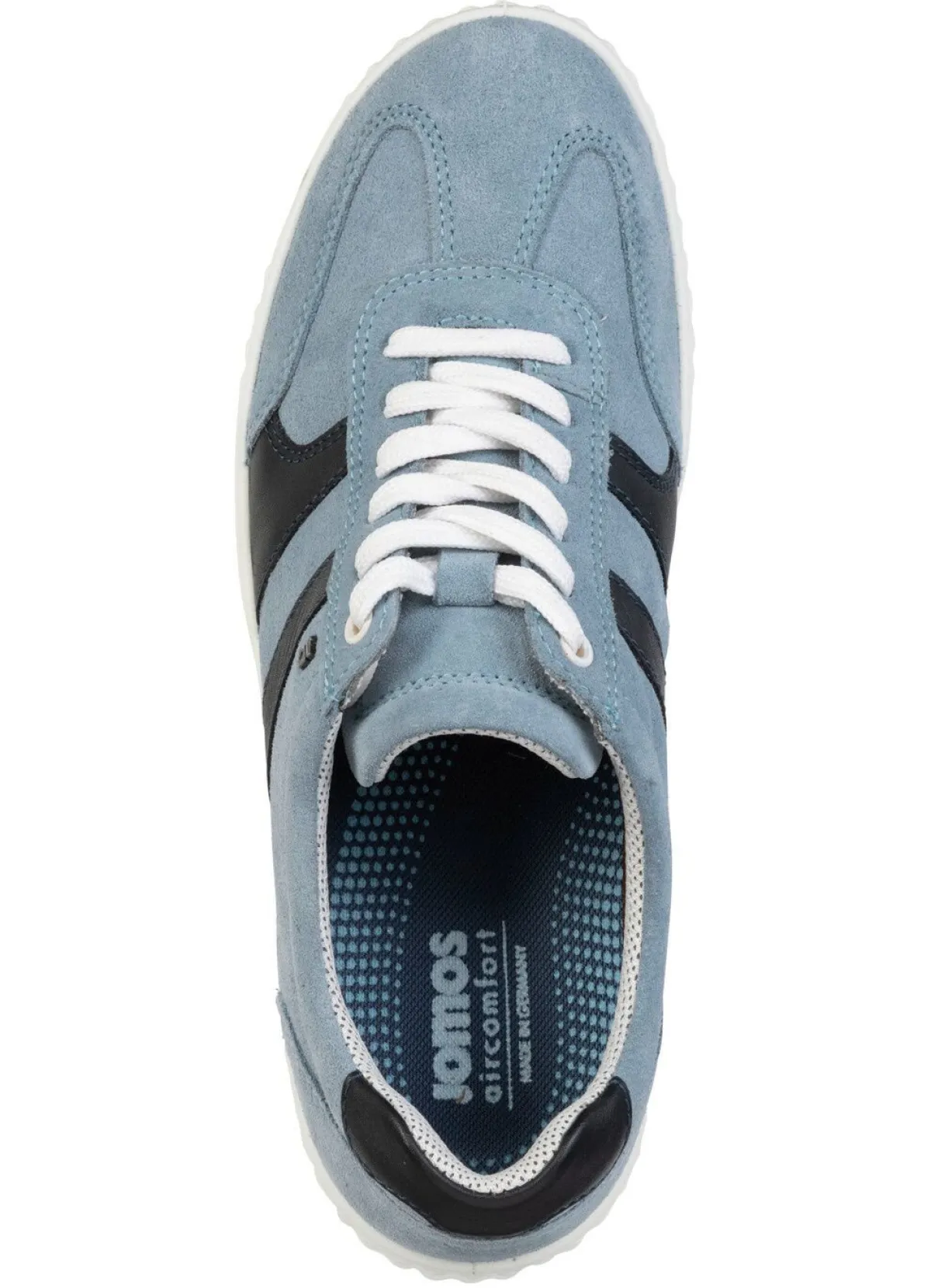Online BADER Sportliche Damen-Schnürschuhe, Weite H, mit herausnehmbarem Fußbett BLAU