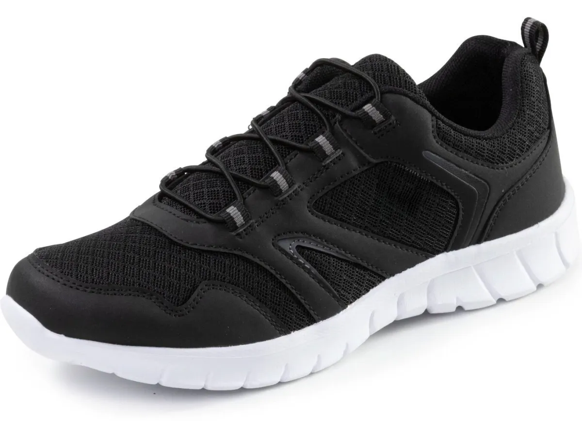 BADER Sportliche Damen-Sneaker, mit herausnehmbarem Fußbett SCHWARZ