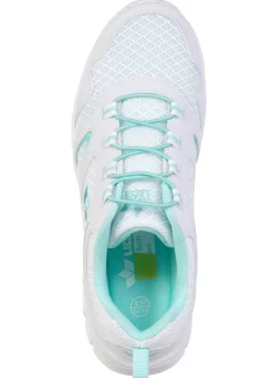 New BADER Sportliche Damen-Sneaker, mit herausnehmbarem Fußbett WEISS-TÜRKIS