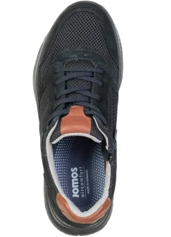 Hot BADER Sportliche Herren-Schnürschuhe, Weite H, mit herausnehmbarem Fußbett MARINE
