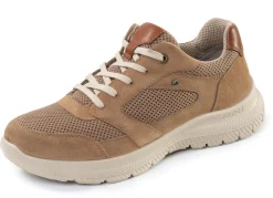 Sale BADER Sportliche Herren-Schnürschuhe, Weite H, mit herausnehmbarem Fußbett BEIGE