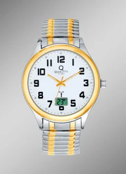 Best QUALITY TIME Sportliche Funk-Herrenuhr der Marke
