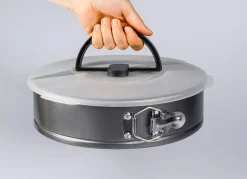 Sale BADER Springform mit Transportdeckel GRAU
