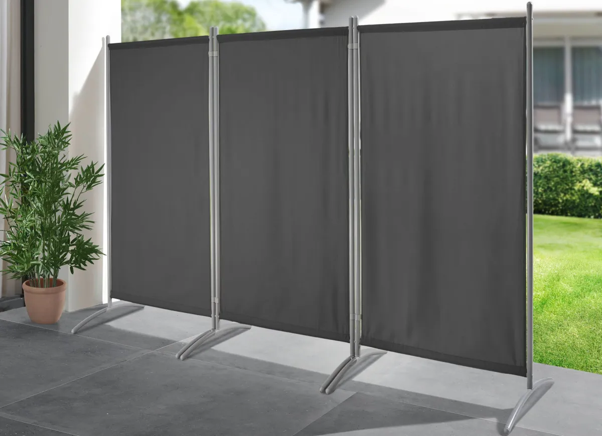 Sale BADER Standfeste Stellwand, 3-teilig anthrazit