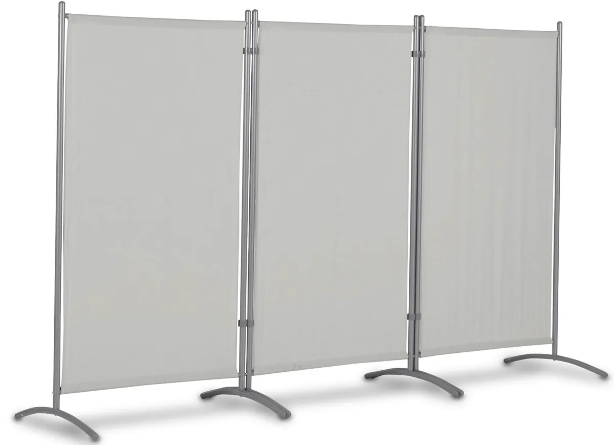 Best BADER Standfeste Stellwand, 3-teilig lichtgrau