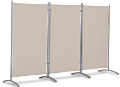 BADER Standfeste Stellwand, 3-teilig natur