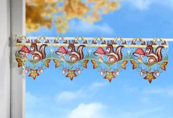 Discount PLAUENER SPITZE Stangendeko aus echter MULTICOLOR