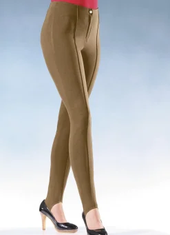 Best KLAUS MODELLE MADE IN GERMANY Steghose mit weicher, wärmender Innenseite CAMEL