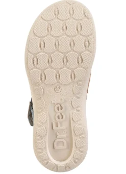 Clearance BADER Stegspangen-Sandale mit Kork-Besätzen BLEU
