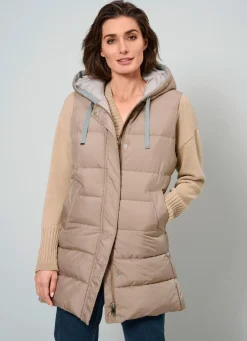 Discount BADER Steppweste mit 2-Wege-Reißverschluss BEIGE