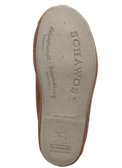 Discount BADER Stiefelette aus Veloursmaterial mit Klettverschluss BRAUN