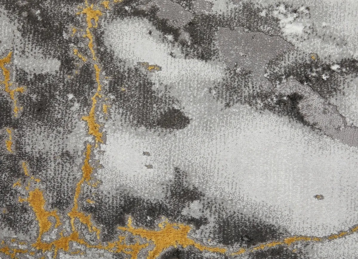 Online BADER Stilsichere Brücken und Teppiche mit Marmormotiv grau-gold