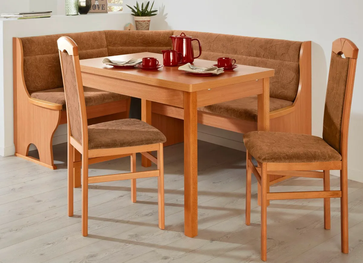BADER Stilvolle Esszimmermöbel BUCHE-BEIGE