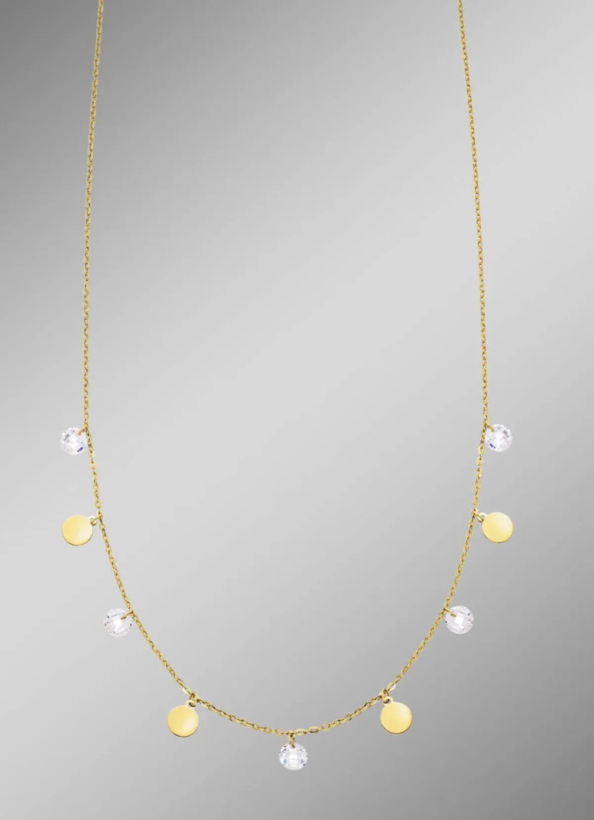 Clearance BADER Stilvolle Halskette mit Zirkonia