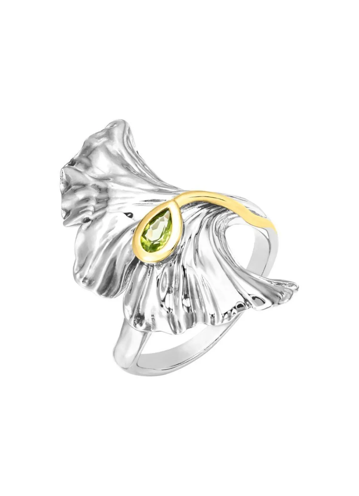 Discount BADER Stilvoller Damenring mit echt Peridot