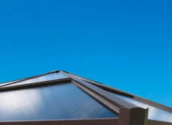 Online BADER Stilvoller Hardtop-Pavillon ANTHRAZIT