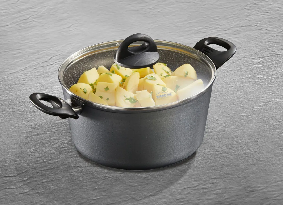 Outlet STONELINE ® Kochtopf-Set, 15-teilig ANTHRAZIT