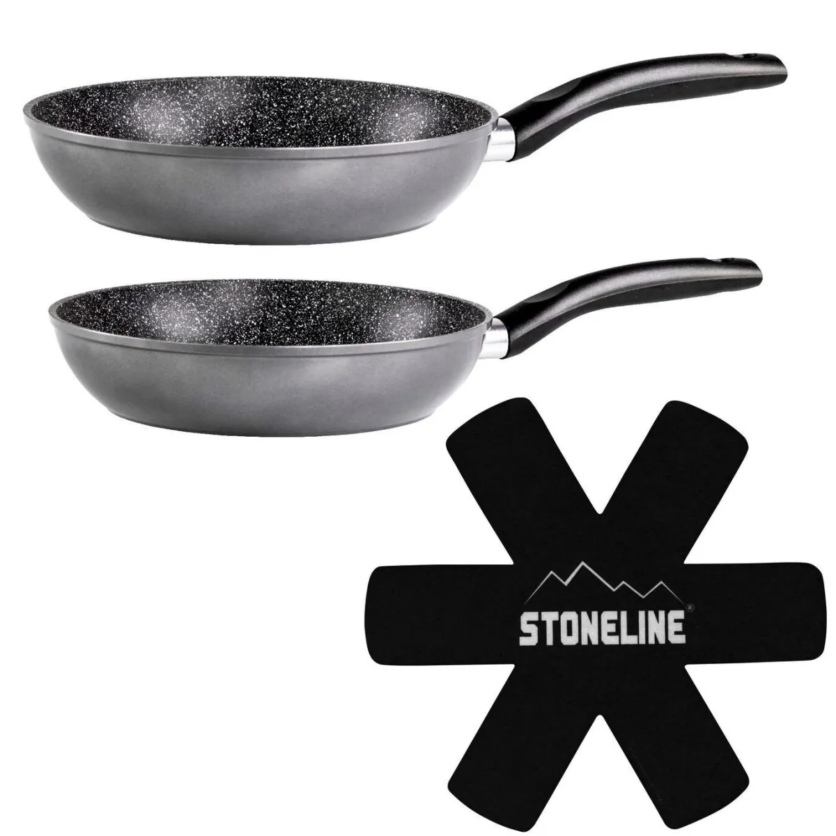 Outlet STONELINE ® Pfannen-Set, 3-teilig ORANGE