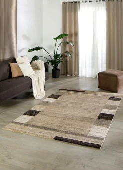 Discount BADER Strapazierfähige, pflegeleichte Brücken und Teppiche BEIGE-NATUR