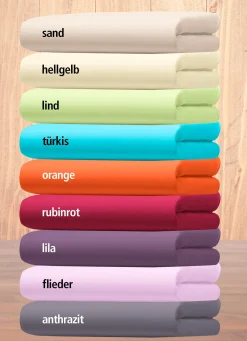 Clearance Webana Strapazierfähiges Multi-Stretch-Jersey-Spannbetttuch SAND