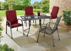 New BADER Streckmetall-Gartenmöbel von MFG Freizeitmöbel ANTHRAZIT