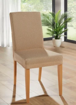Discount BADER Stretchbezüge mit Fleckschutz BEIGE