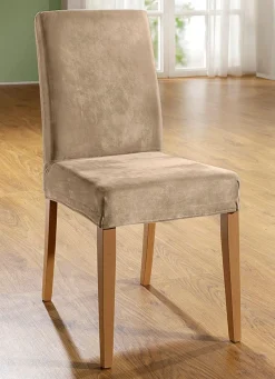 Discount BADER Stretchbezüge mit Fleckschutz CAMEL