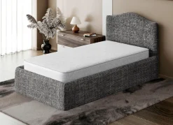 New BADER Stretchbezug für Boxspringbett in Mikrofaser-Qualität GRAU