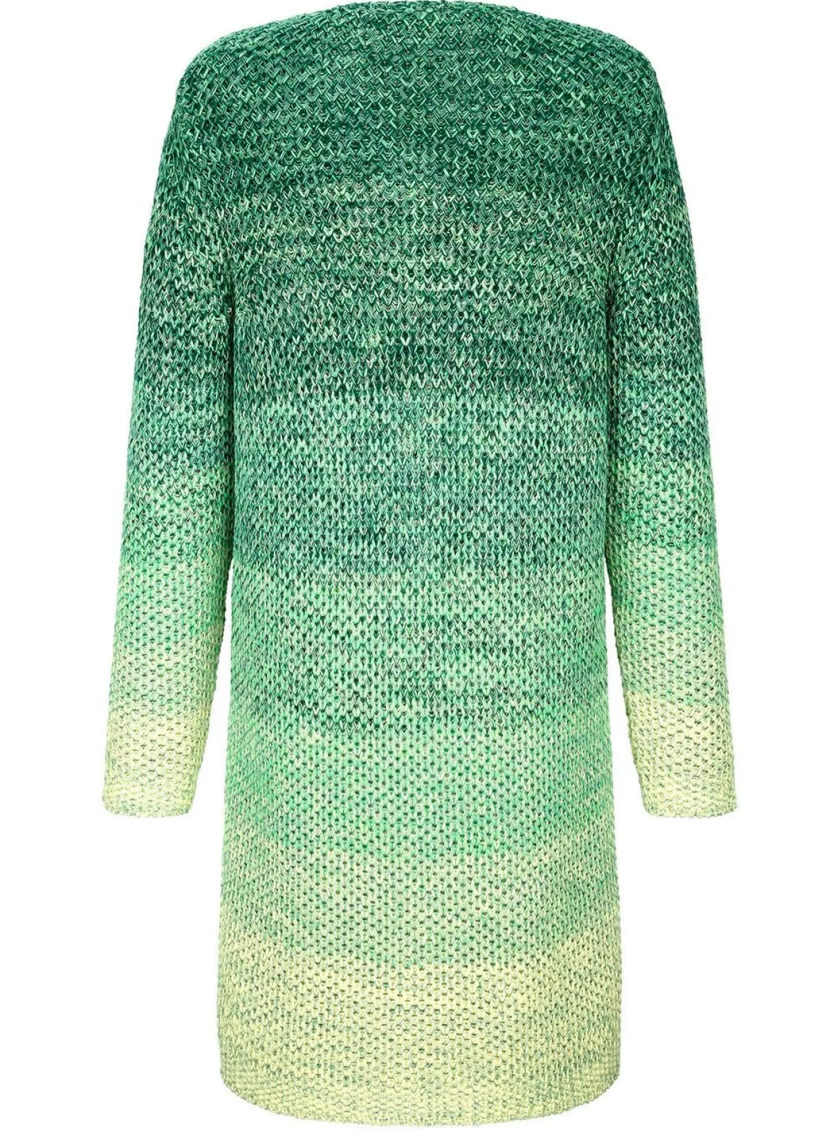 Discount BADER Strickjacke aus reiner Baumwolle PISTAZIE-GRÜN-DUNKELGRÜN